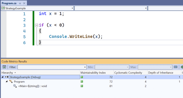 Cyclomatic complexity