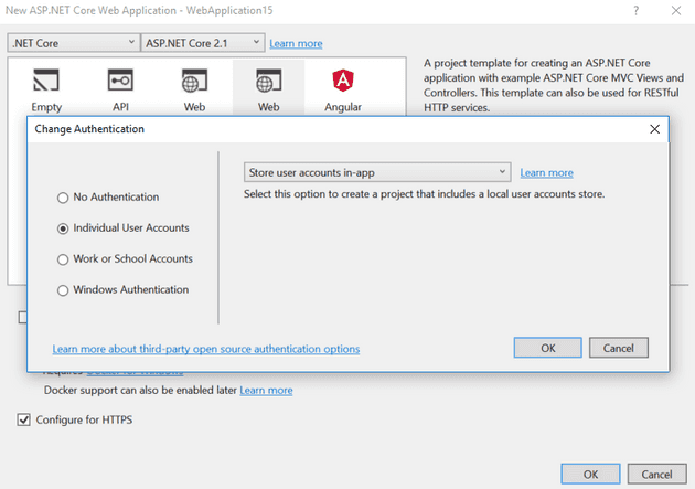 aspnet core2 id 4